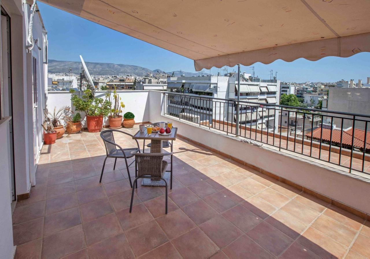 Rooftop Apartment With Great Veranda Athene Buitenkant foto