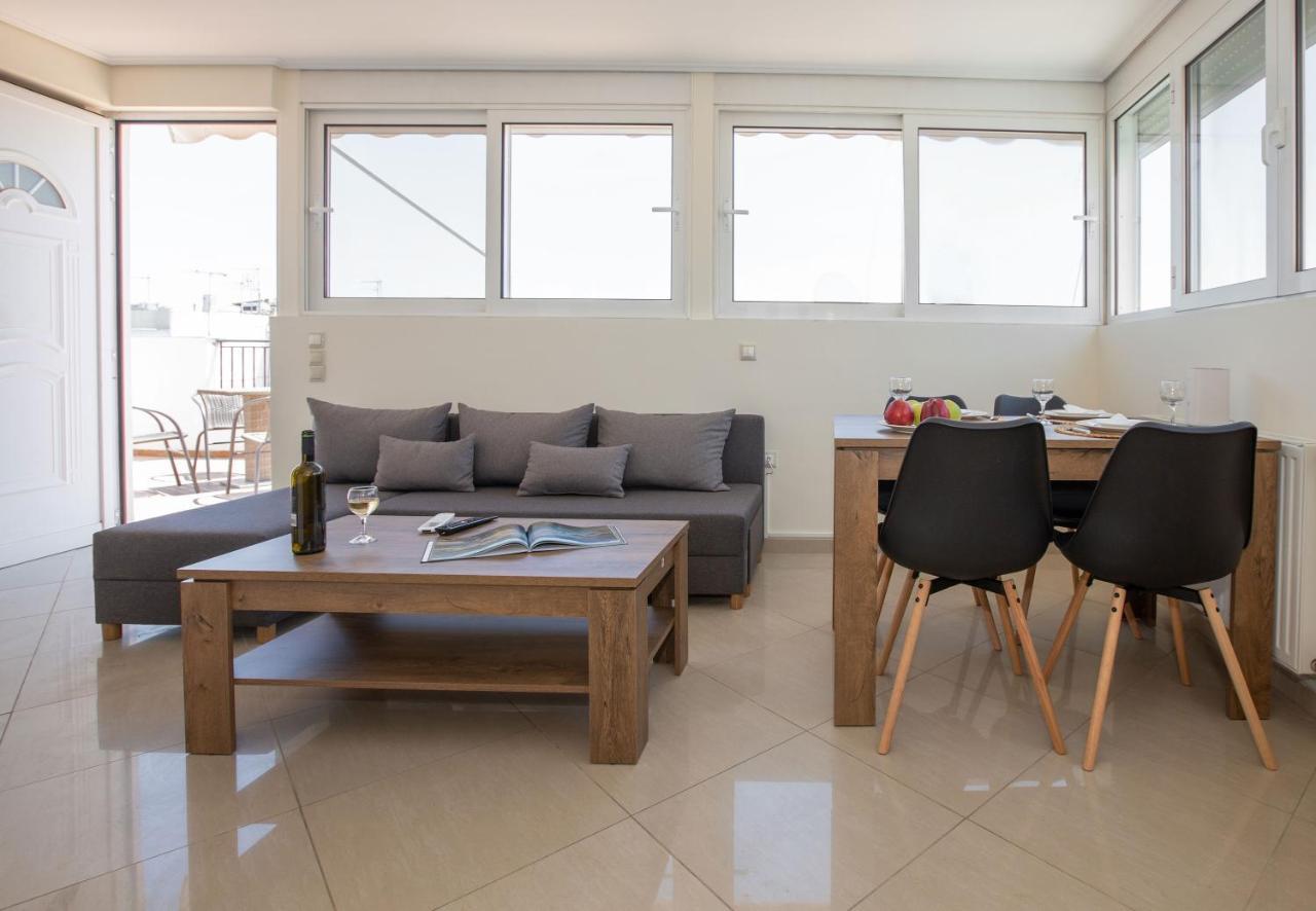 Rooftop Apartment With Great Veranda Athene Buitenkant foto